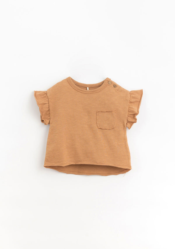 T-shirt em algodão orgânico com bolso à frente | Organic Care