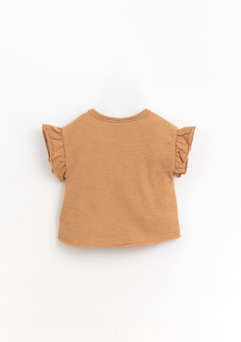 T-shirt in organic cotton with a front pocket | Organic Care - PLAYUP