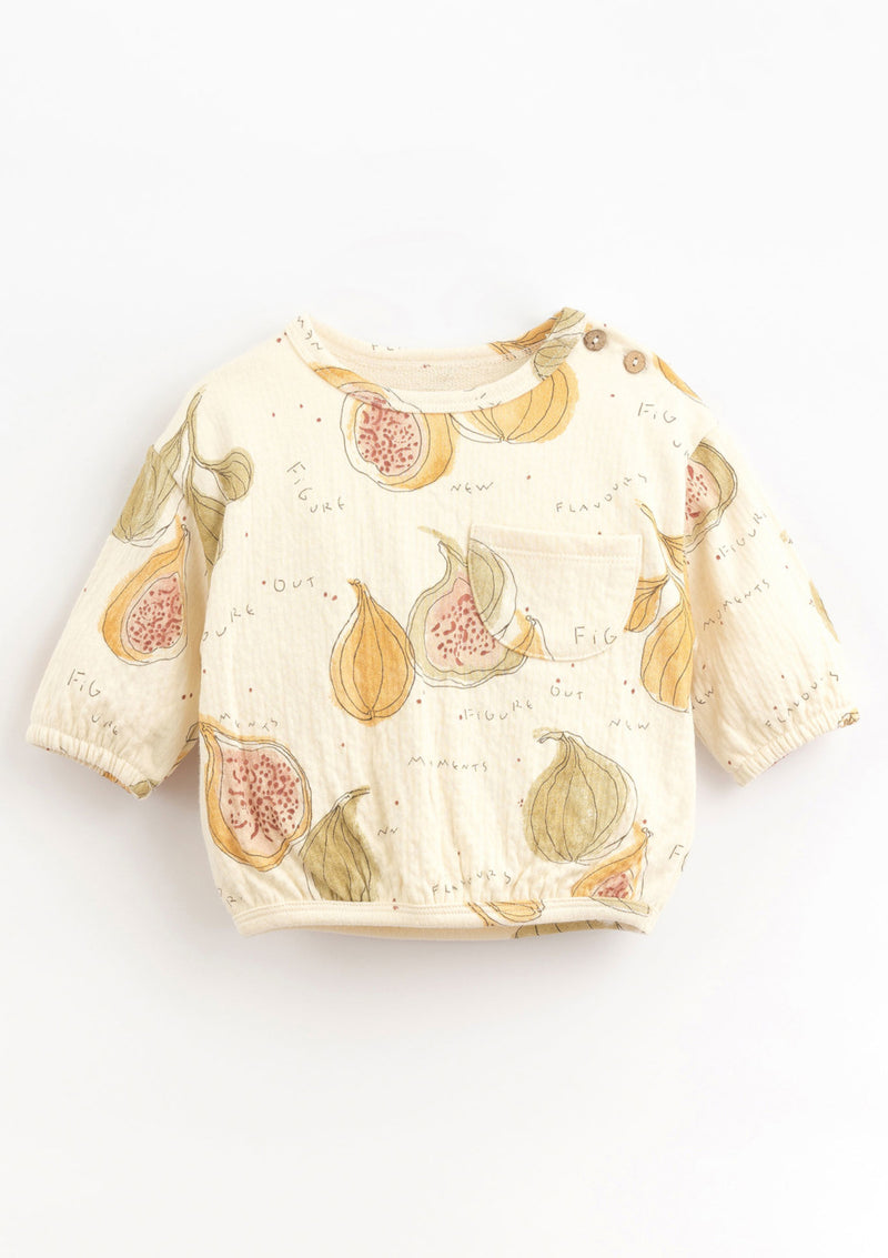 Printed jersey with shoulder opening | Organic Care - PLAYUP