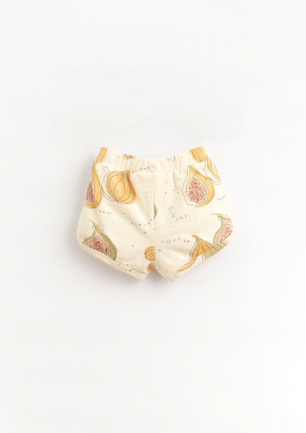 Jersey stitch shorts with decorative drawstring | Organic Care - PLAYUP