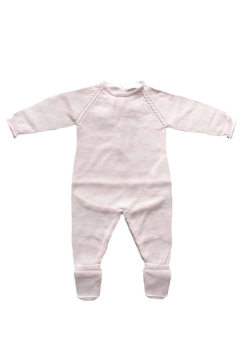 Babygrow malha rosa