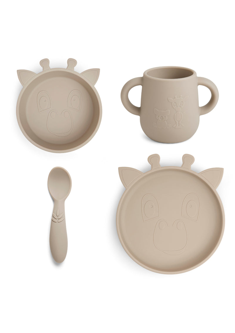 silicone dinner set - 4 pack