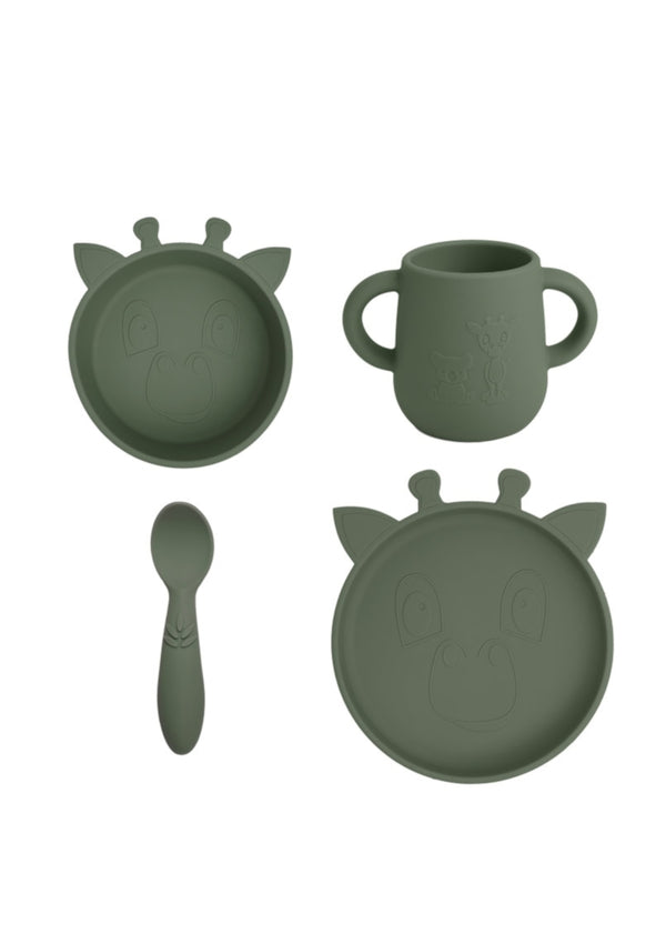 silicone dinner set - 4 pack